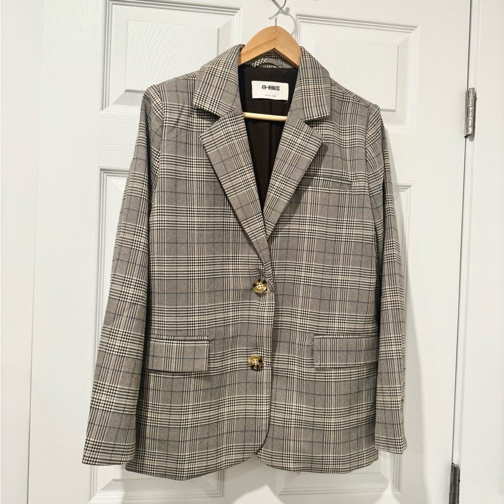 4th & Reckless Plaid Blazer Jacket